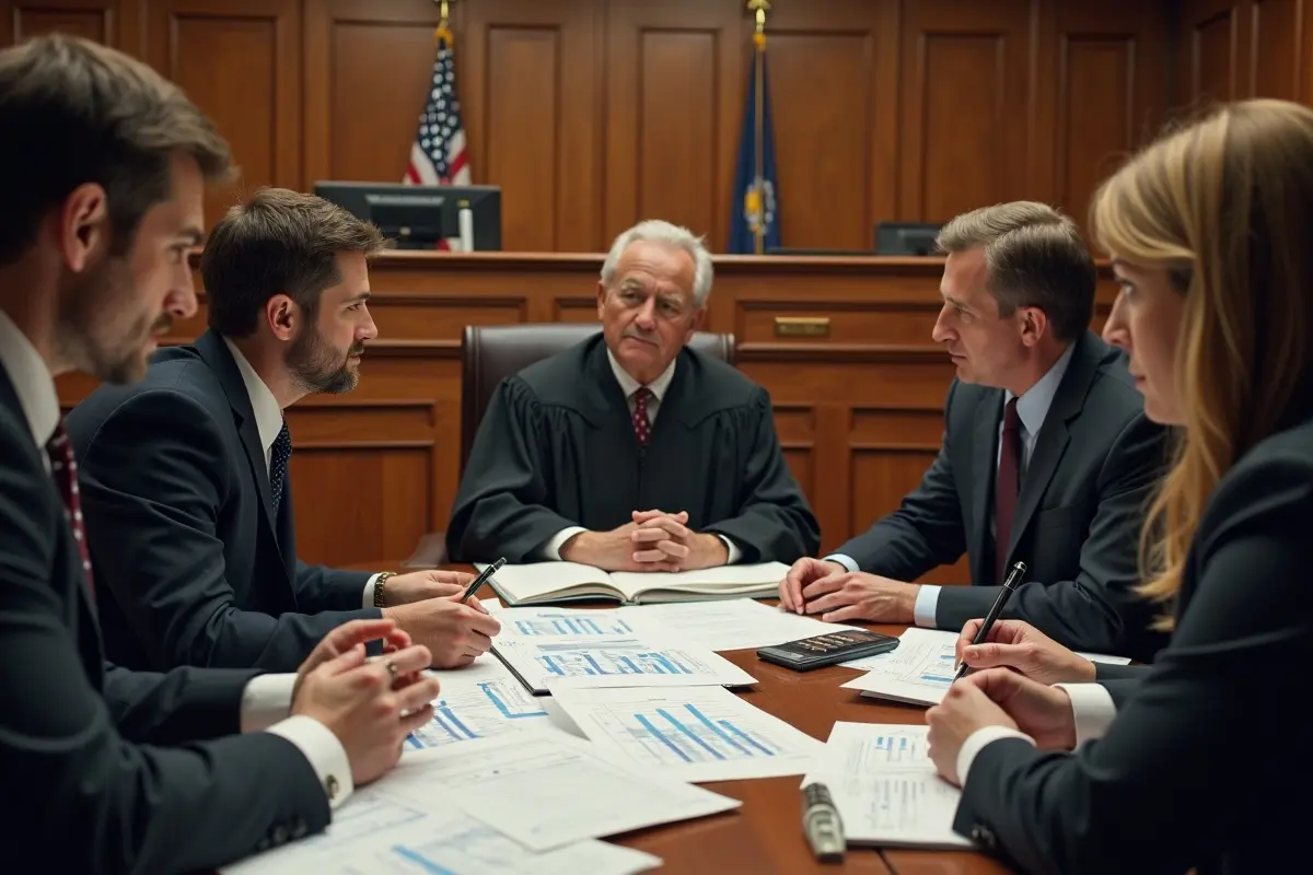 courtroom discussion analyzing repeat offender case patterns